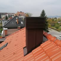 Montaža prezračevalnega elementa na strešni kritini